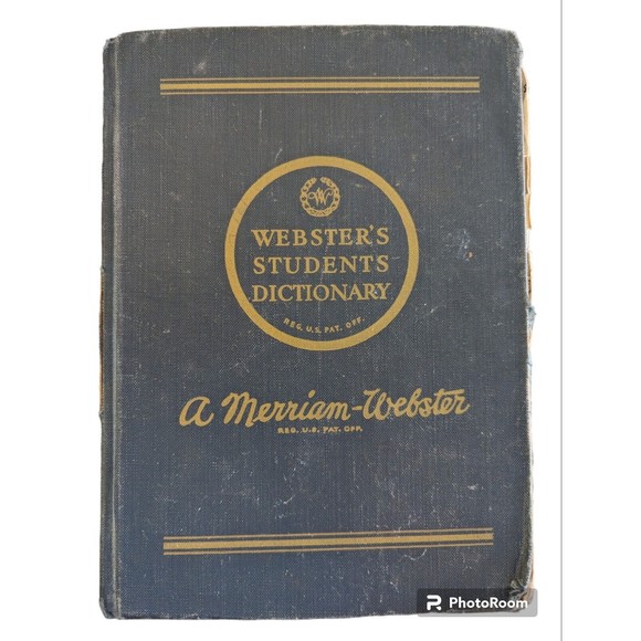 1962 Websters Student’s Dictionary Vintage Collectors Item College American Book - Picture 5 of 7